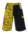 Erl Unisex Printed Cargo Shorts Woven In Black