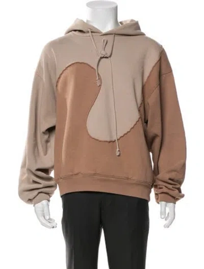 Pre-owned Erl Colorblock Pattern Jacket In Neutrals