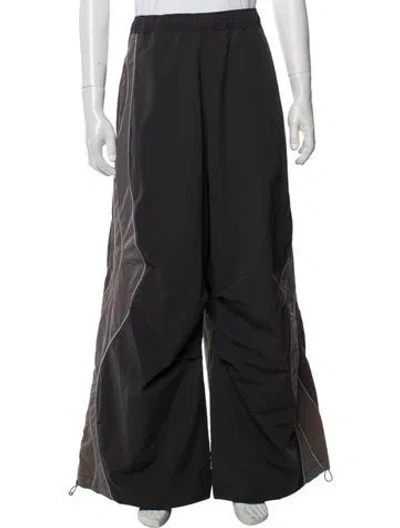 Pre-owned Erl Colorblock Pattern Pants In Grey