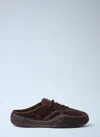 Erl Corduroy Camino Mule Sneakers In Black