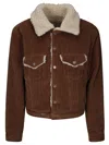 Erl Corduroy Jacket In Brown