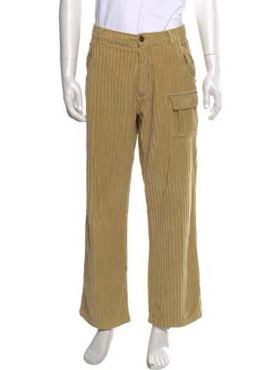 Pre-owned Erl Corduroy Pants In Neutral