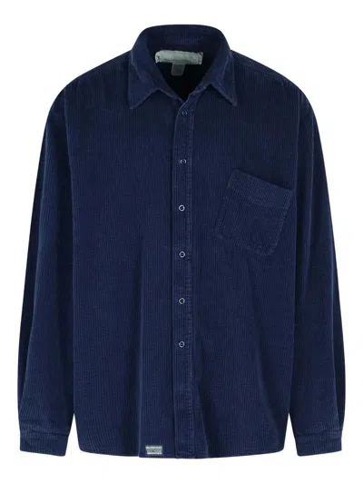 ERL CORDUROY PATCH-POCKET SHIRT