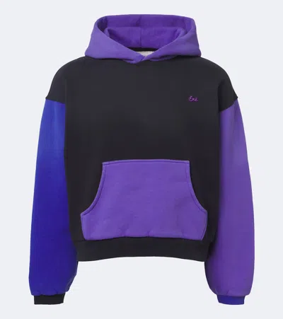Erl Cotton Jersey Hoodie In Multi