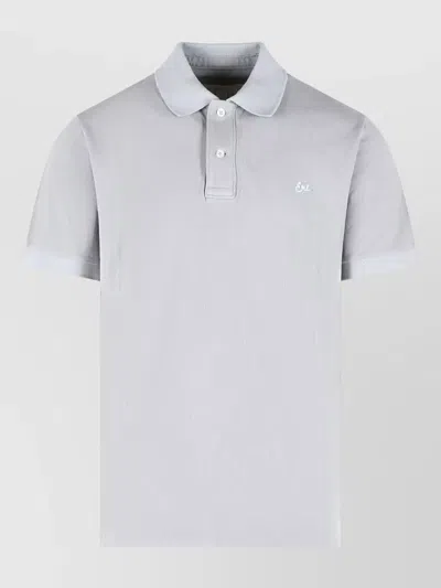 Erl Cotton Shirt Polo Collar Short Sleeves