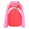 Erl Pink Rainbow Hoodie In Red
