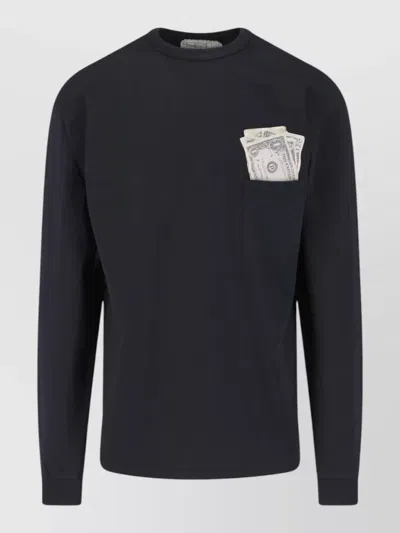 Erl Cotton Sweatshirt In Black