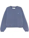 Erl Crewneck Sweatshirt In Blue 1