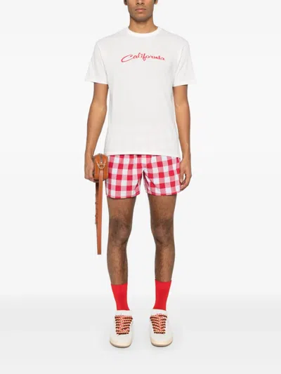 Erl Cotton T-shirt In White