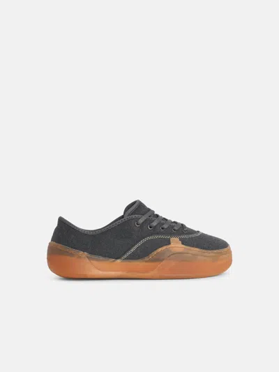 Erl 'coupes' 'pirate Black' Cotton Sneakers