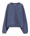 Erl Crewneck Sweatshirt In Blue