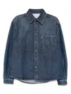 Erl Denim Jacket In Blue