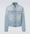 Erl Flap-pocket Denim Jacket In Blue