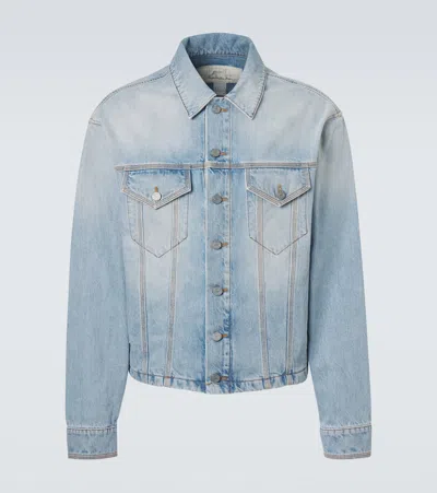 Erl Denim Jacket In Blue