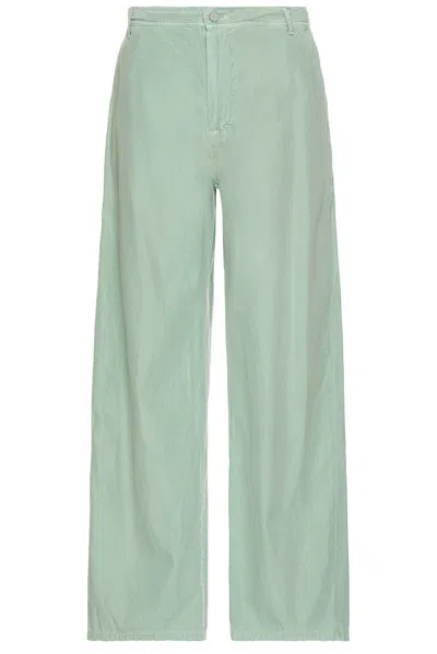 Erl Distressed Chino Pants In Army Green