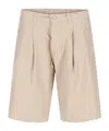 Erl Logo Bermuda Shorts In Nude