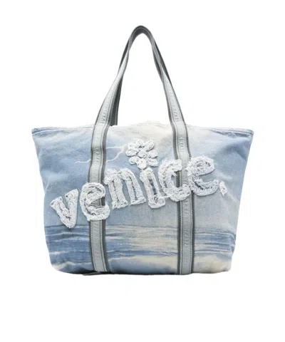 Erl Double-handle Handbag In Gray