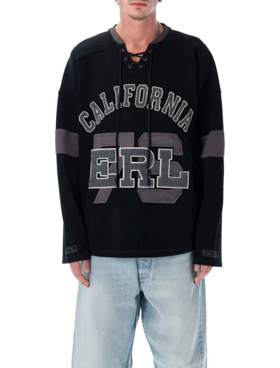 ERL ERL ERL CALIFORNIA HOCKEY JERSEY IN BLACK