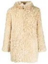 Erl Faux-fur Hooded Coat
