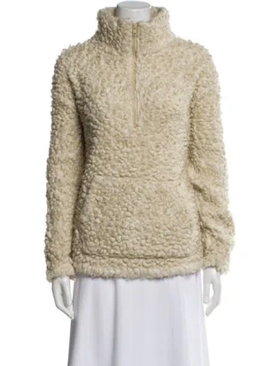 Pre-owned Erl Faux Fur Jacket In Neutral