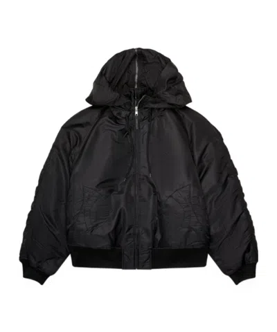 Erl Flight Bomber Jacket In Black