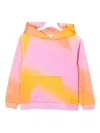Erl Floral-print Hoodie In Multi