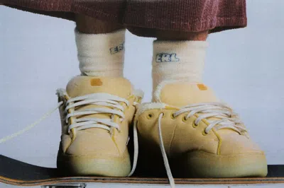 Pre-owned Erl Foam Skate Sneaker Beige