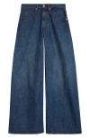 Erl Wide-leg Jeans Indiana In Dirty Blue