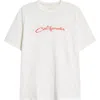 Erl Gender Inclusive California Graphic T-shirt In White