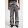 Erl Gender Inclusive Nylon Rave Pants In Gray