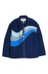 Erl Gender Inclusive Surf Nylon Jacket In Navy