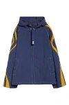 Erl Gender Inclusive Ufo Windbreaker Jacket In Navy