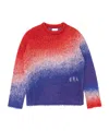 Erl Gradient Effect Crew-neck Sweater In Purple