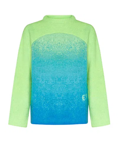 ERL ERL GRADIENT RAINBOW CREWNECK JUMPER