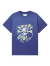 Erl Graphic Print T-shirt In Blue
