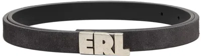 Erl Gray '' Leather Belt