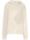 Erl Hooded Jumper In Neutrals