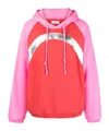 Erl Unisex Raimbow Hoodi Knit In Orange