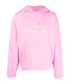 Erl Men's Venice Cotton Hoodie In Pink