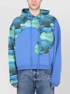 Erl Hooded Sweatshirt Abstract Print
