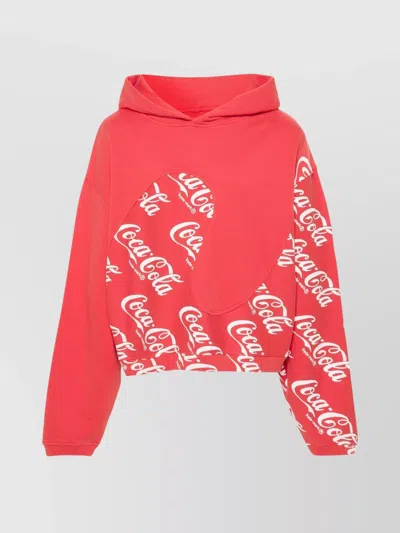 ERL HOODIE WITH COCA COLA PRINT