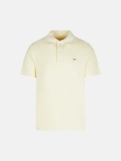 Erl Ivory Cotton Polo Shirt
