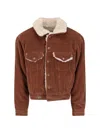 Erl Corduroy Jacket In Brown