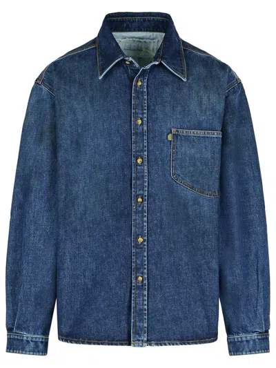 ERL ERL 'JEANS' BLUE DENIM JACKET