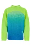Erl Gender Inclusive Gradient Rainbow Mohair & Wool Blend Sweater In Multicoloured