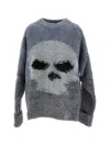 Erl Intarsia Sweater In Silver