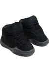 Erl Lace-up Fastening Suede Sneakers In Black