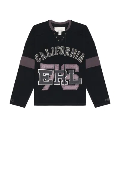ERL LACED HOCKEY JERSEY KNIT
