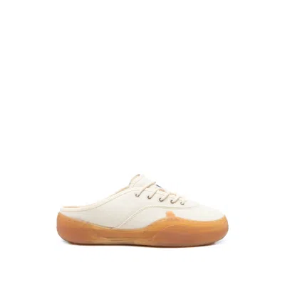 Erl Lace-up Slip-on Trainers In Neutrals