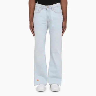 Erl Blue Levi's Edition Jeans In Light Blue
